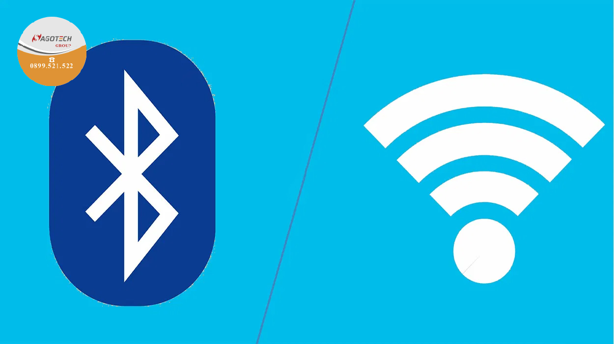 Kết nối qua Bluetooth. wifi linh hoạt, tiện lợi nhưng cần cấu hình phức tạp và bảo mật tốt