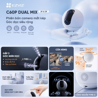 Camera mắt kép trong nhà C60P