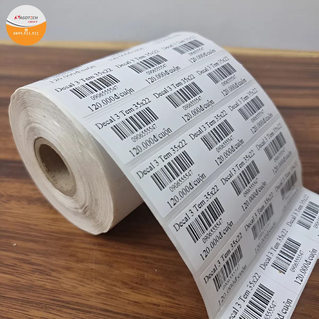 giấy in mã vạch 3 tem 35x22