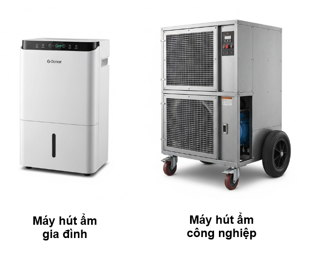 Phân Biệt Các Loại Máy Hút Ẩm