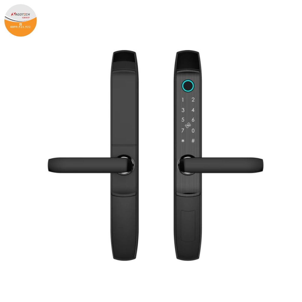 Khóa vân tay Xiaomi cho cửa nhôm hiện đại, an toàn, tương thích khóa vân tay chung cư, khóa vân tay Tuya và khoá cửa vân tay Smart Lock.