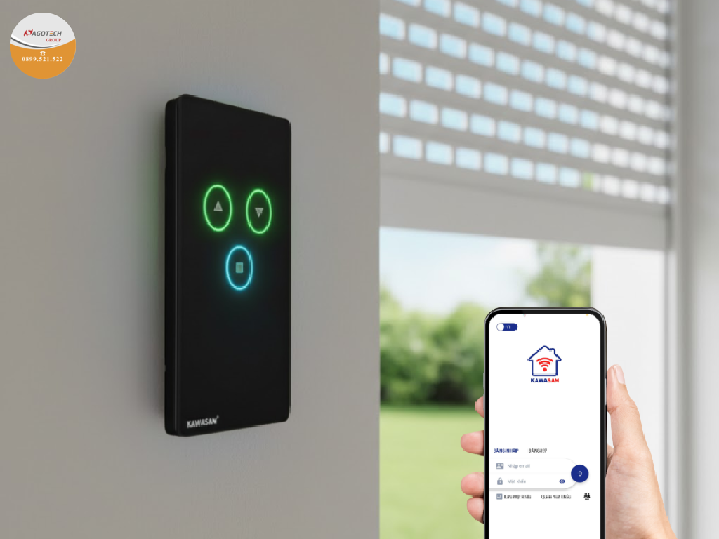 Xu hướng khóa cửa cuốn thông minh vân tay năm 2026