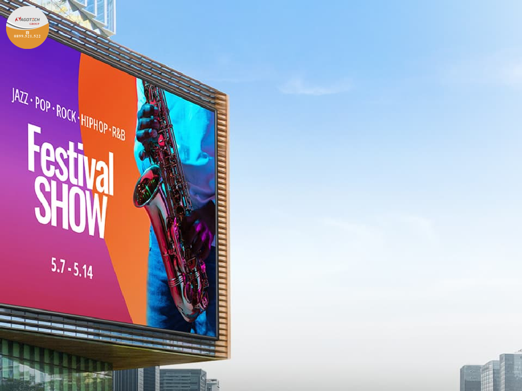 Đây là ưu điểm lớn khi mua tấm LED P3 so với các giải pháp hiển thị cố định khác