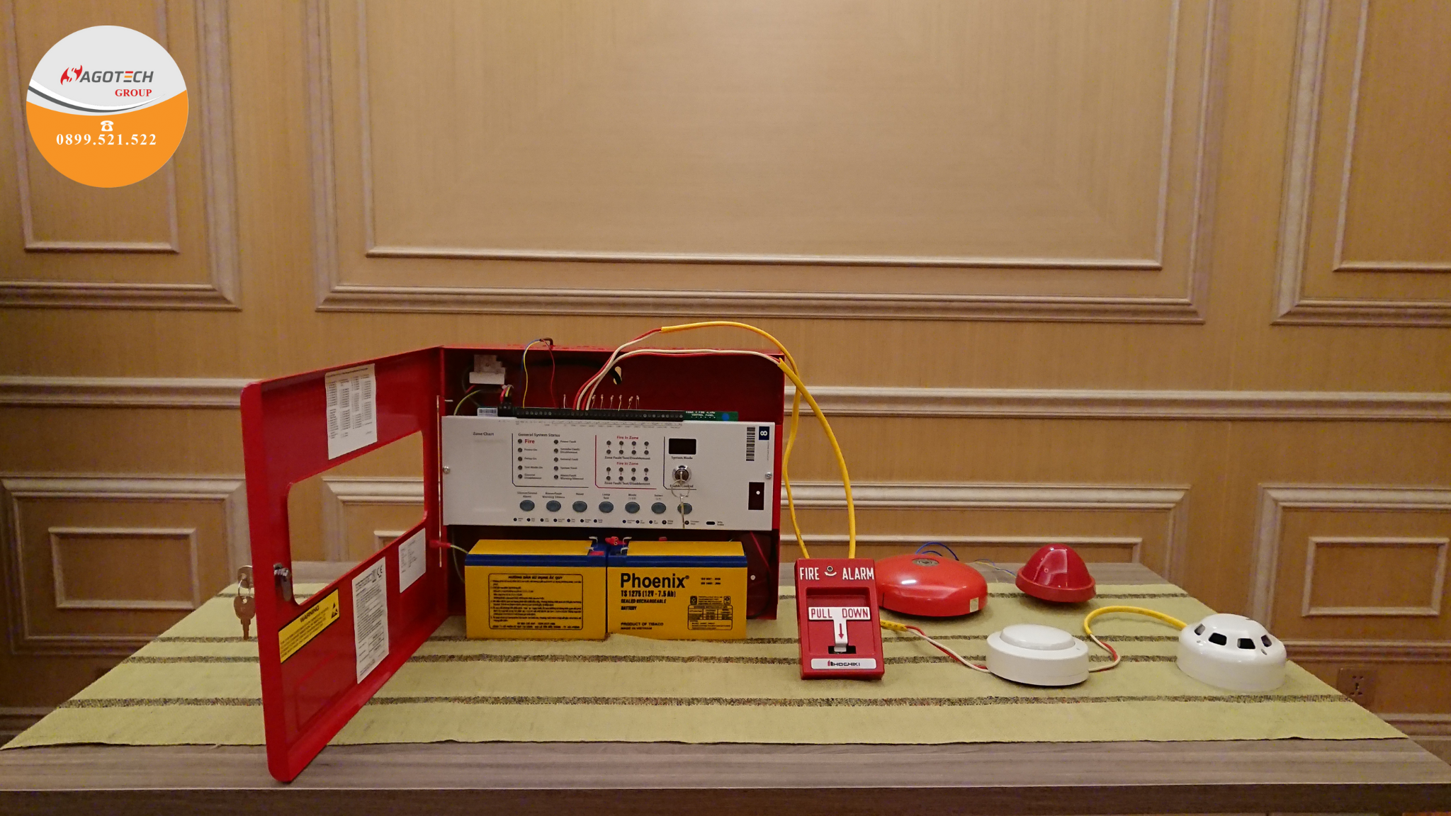 Cách lắp đầu báo khói